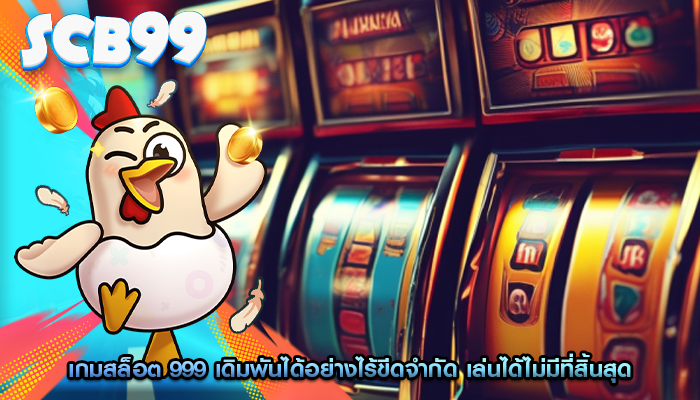 เกมสล็อต 999 เดิมพันได้อย่างไร้ขีดจำกัด เล่นได้ไม่มีที่สิ้นสุด